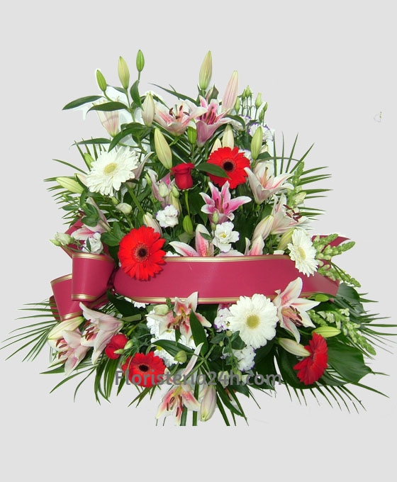 Centro Funerario Rojo Variado